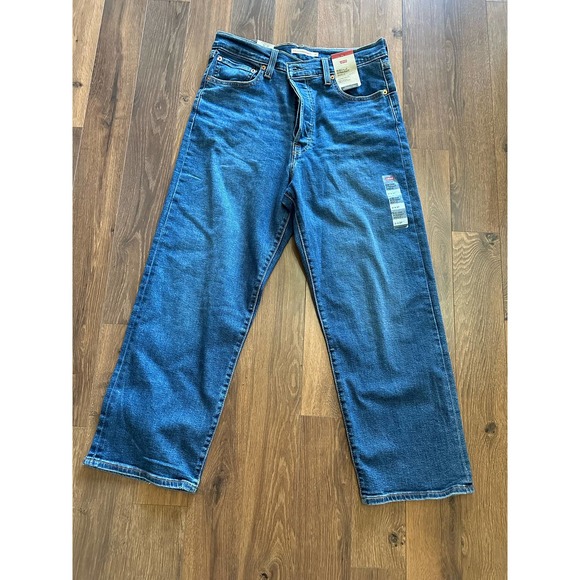 NEW Levi's  Premium RIBCAGE STRAIGHT ANKLE JEANS Sz 31 x 27 - Picture 10 of 10